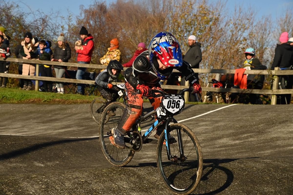 London BMX Series racing action 1