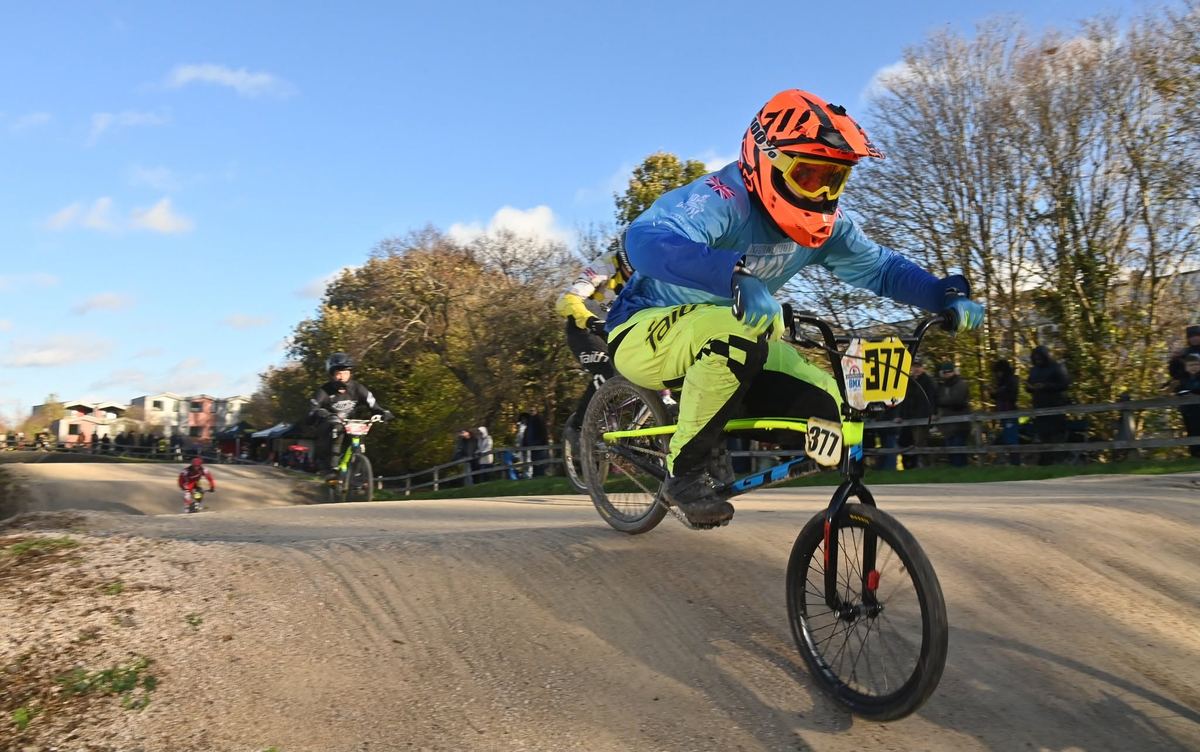 London BMX Series racing action 3
