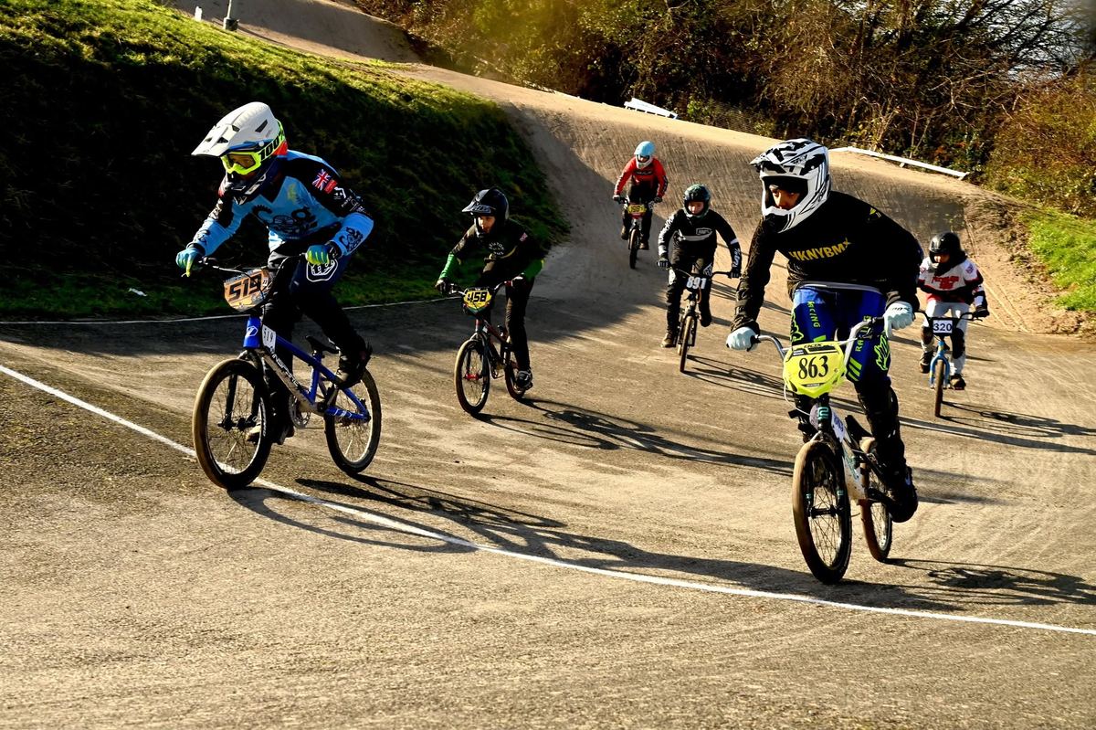 London BMX Series racing action 4