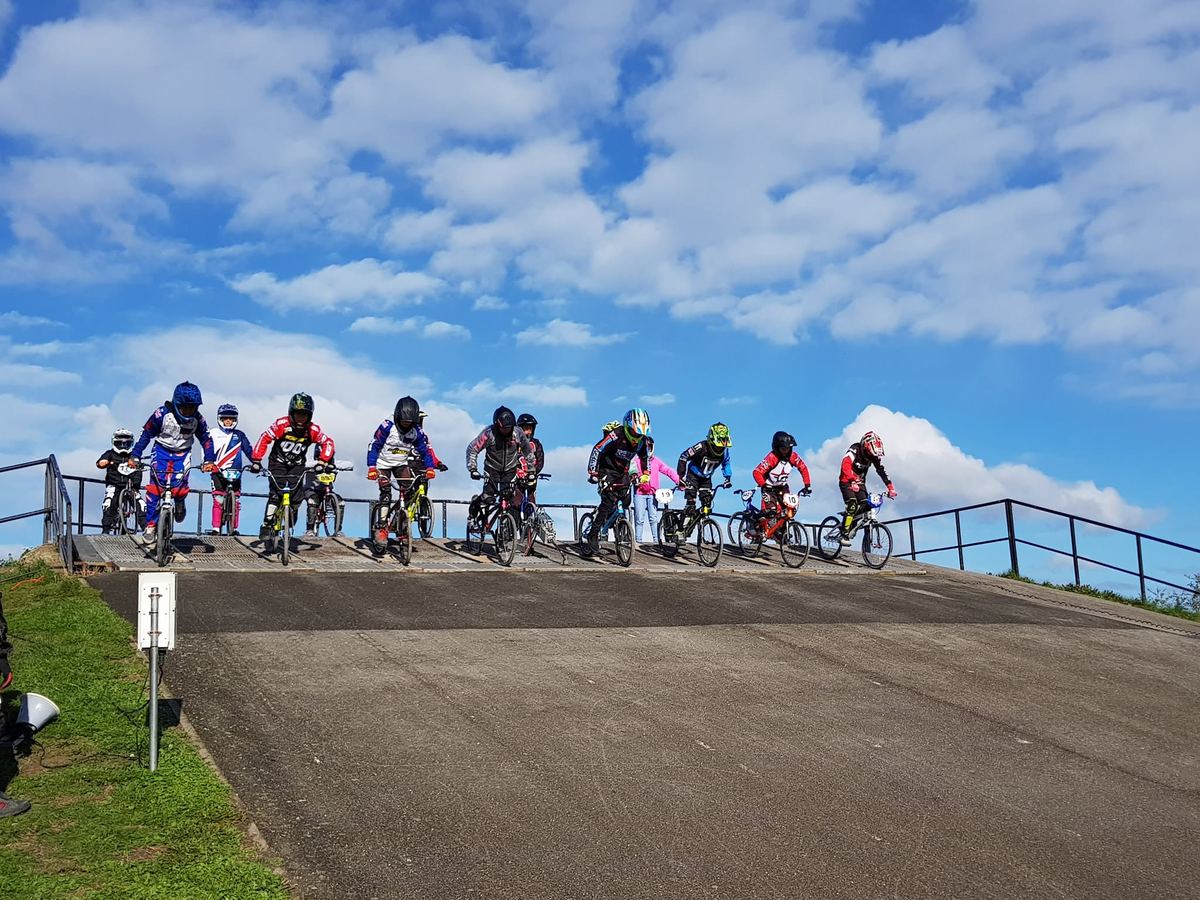 London BMX Series racing action 8